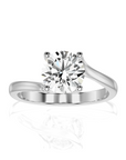 Eternal Embrace Crossover Engagement Ring