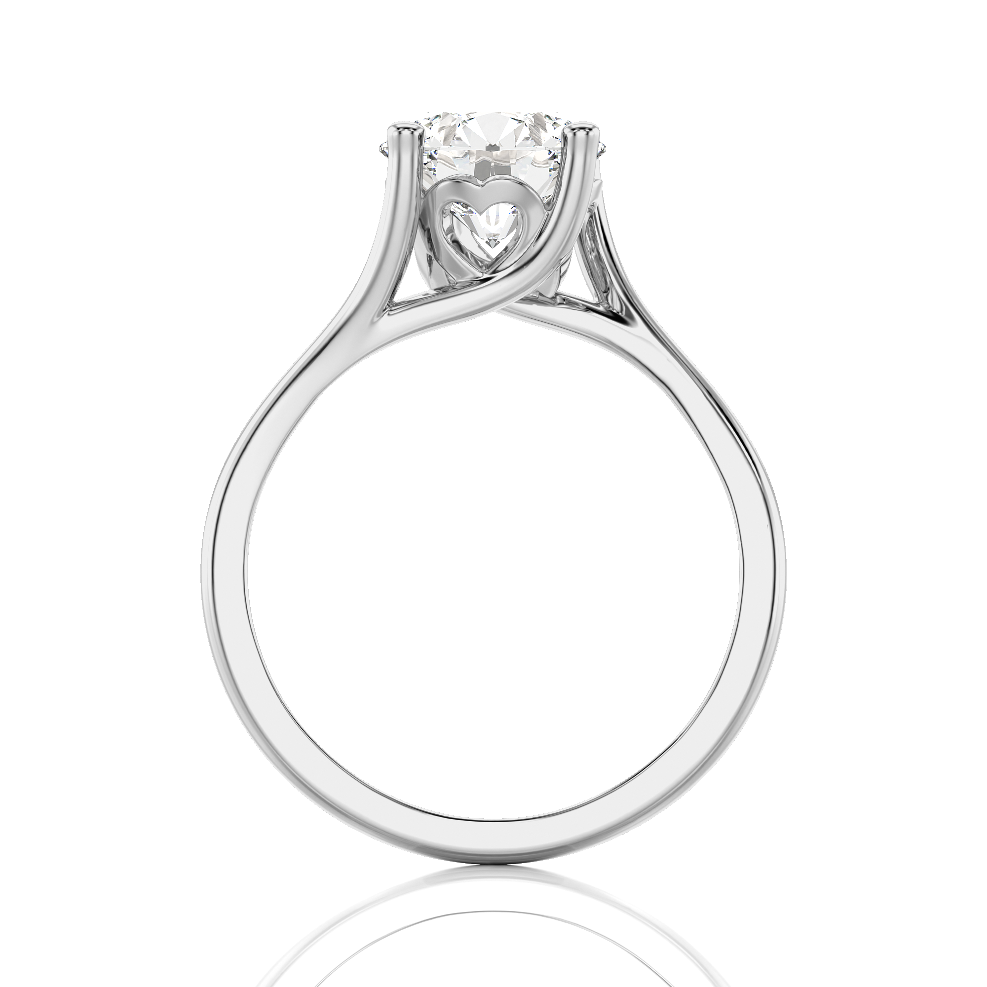 Eternal Embrace Crossover Engagement Ring