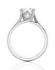 Eternal Embrace Crossover Engagement Ring