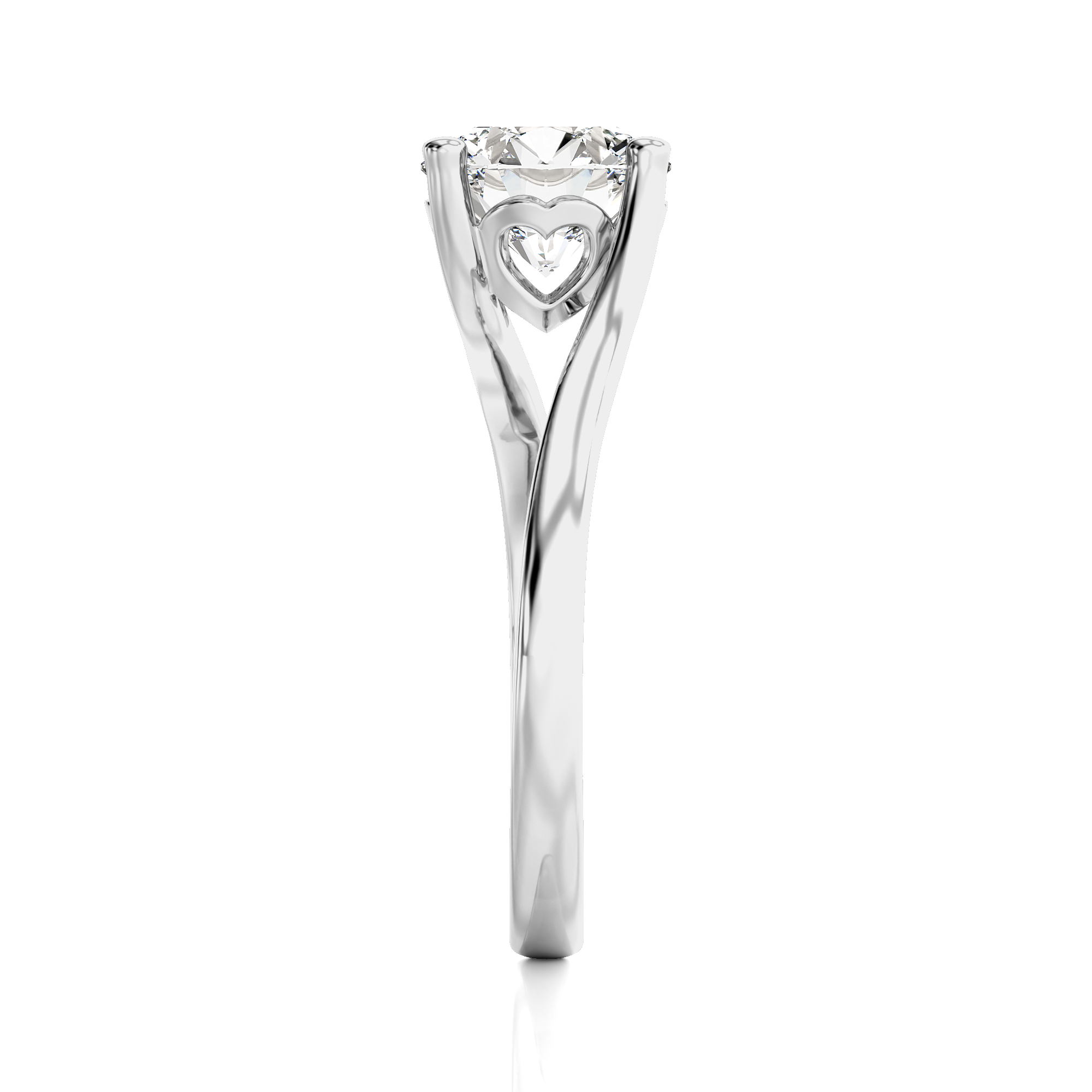 Eternal Embrace Crossover Engagement Ring