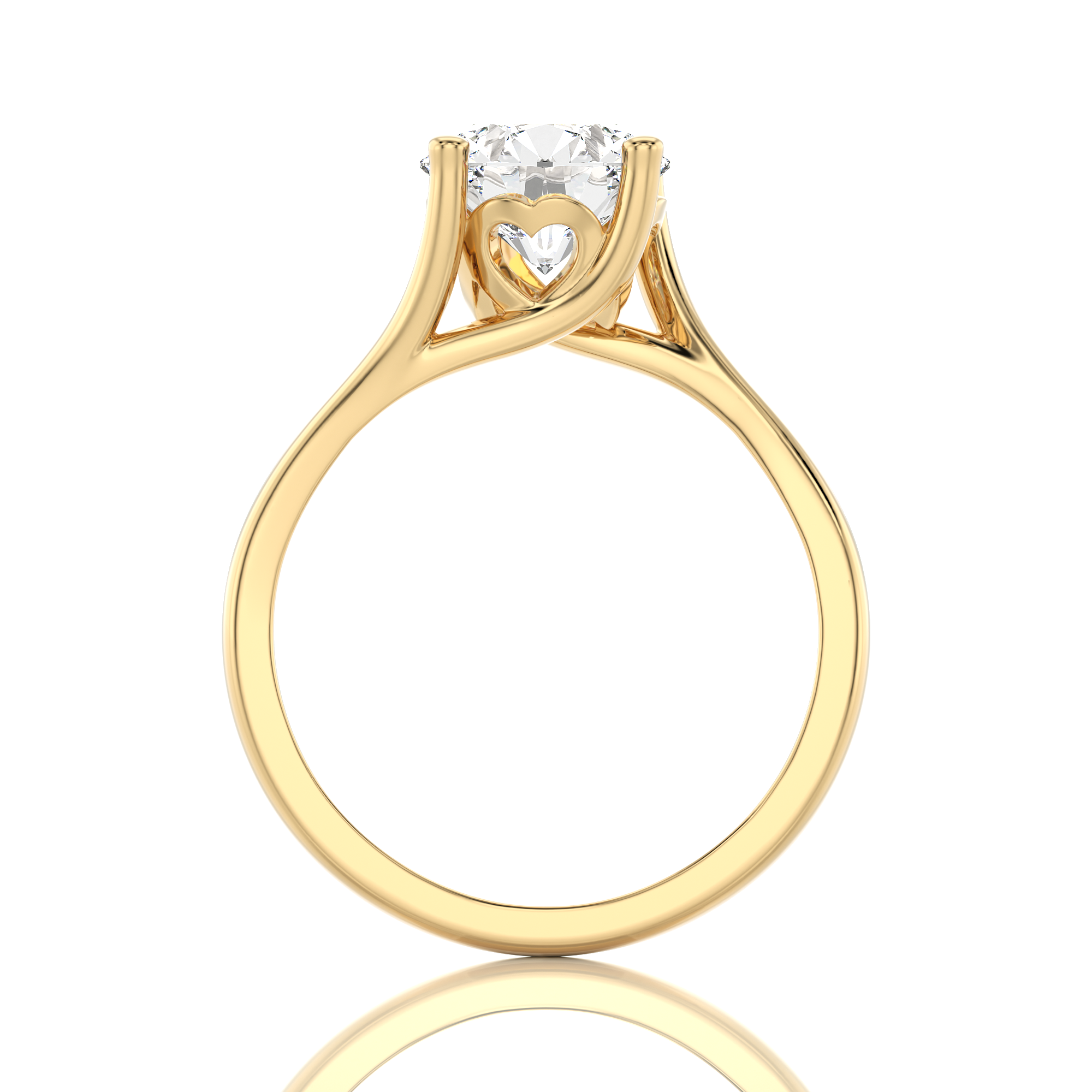 Eternal Embrace Crossover Engagement Ring