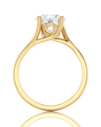 Eternal Embrace Crossover Engagement Ring