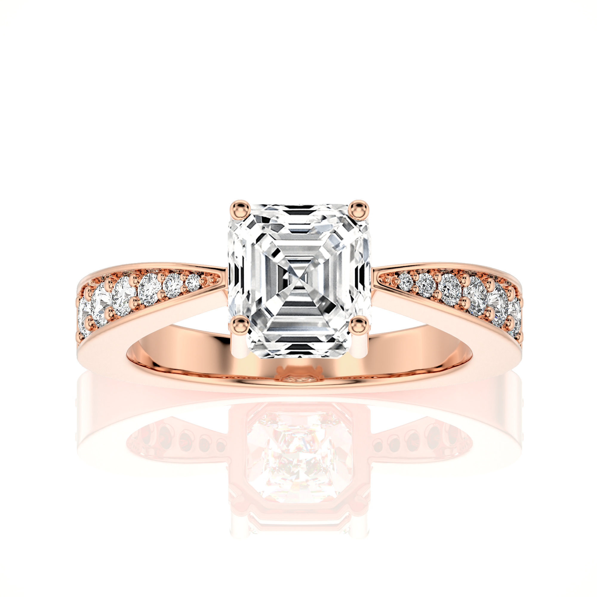 Soulful Splendor Pave Diamond Engagement Ring