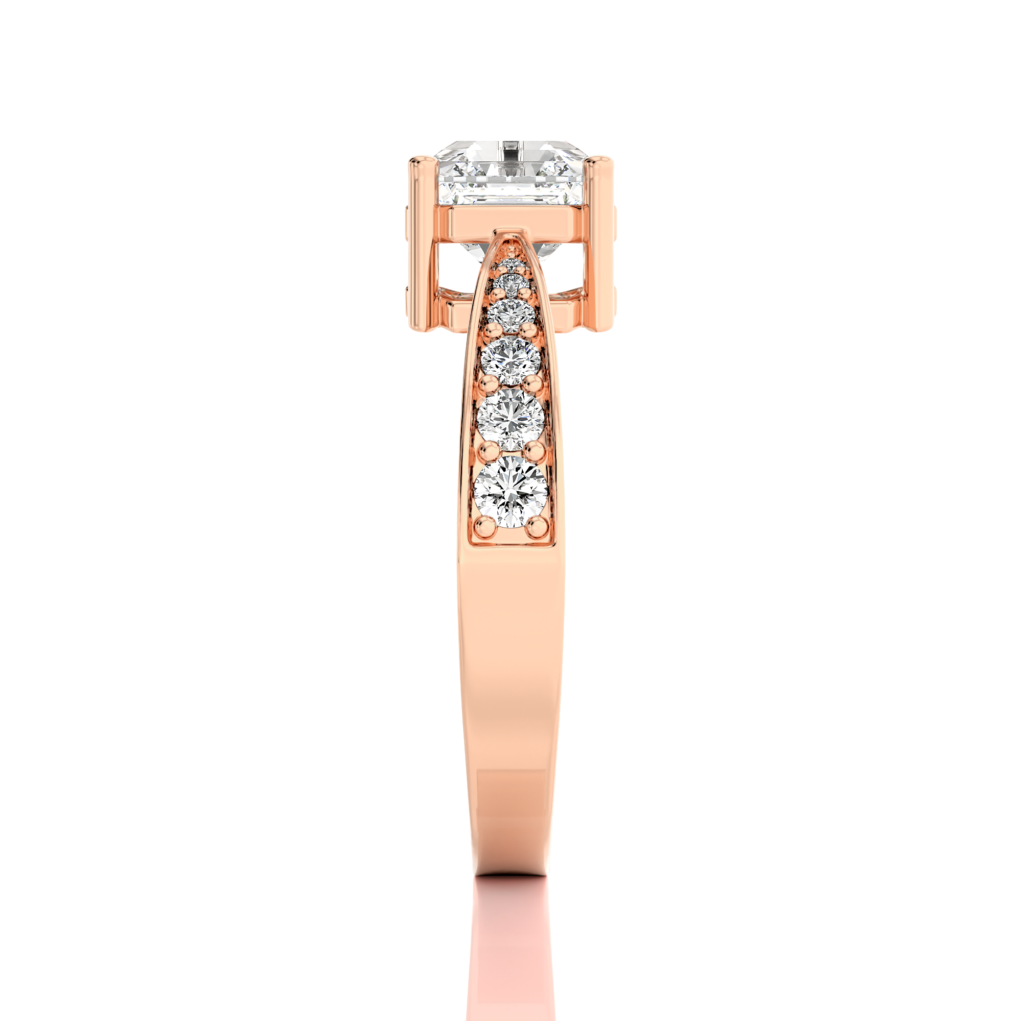 Soulful Splendor Pave Diamond Engagement Ring