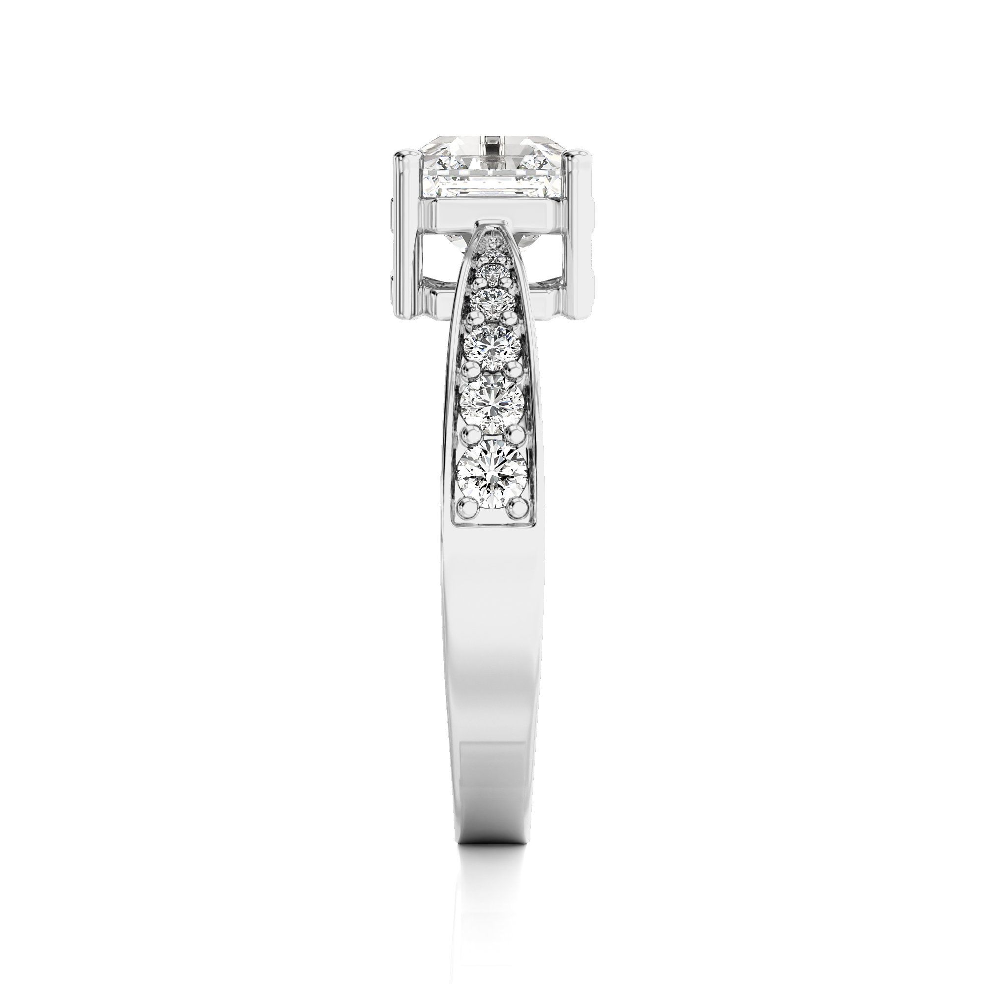 Soulful Splendor Pave Diamond Engagement Ring