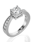 Soulful Splendor Pave Diamond Engagement Ring