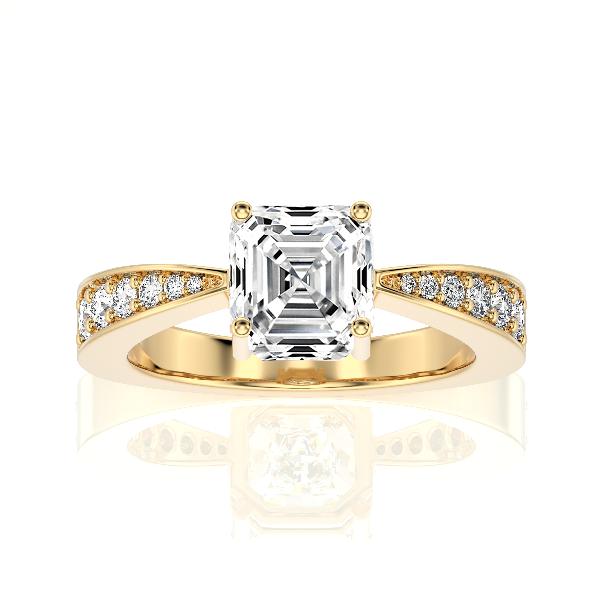 Soulful Splendor Pave Diamond Engagement Ring