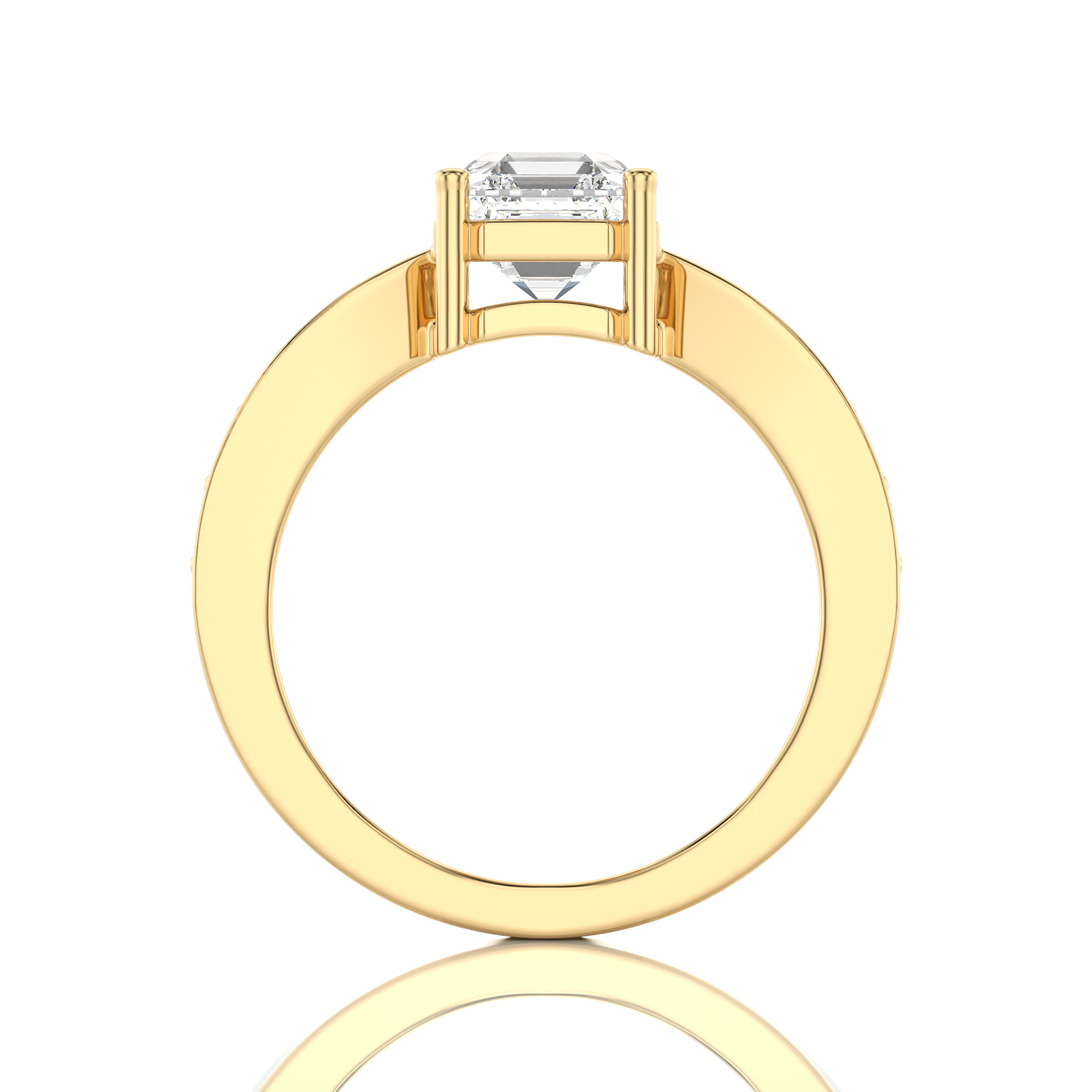 Soulful Splendor Pave Diamond Engagement Ring