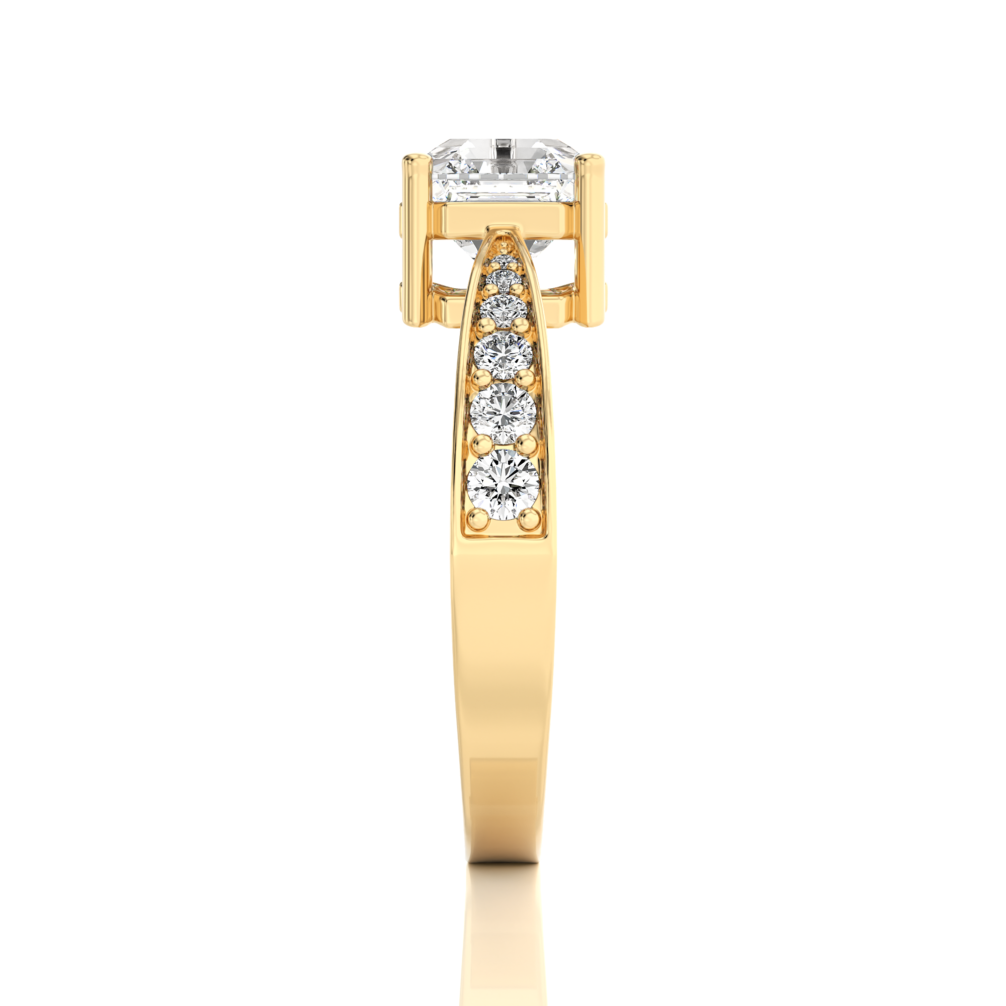 Soulful Splendor Pave Diamond Engagement Ring