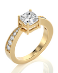 Soulful Splendor Pave Diamond Engagement Ring