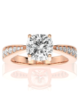 Soulful Splendor Pave Diamond Engagement Ring
