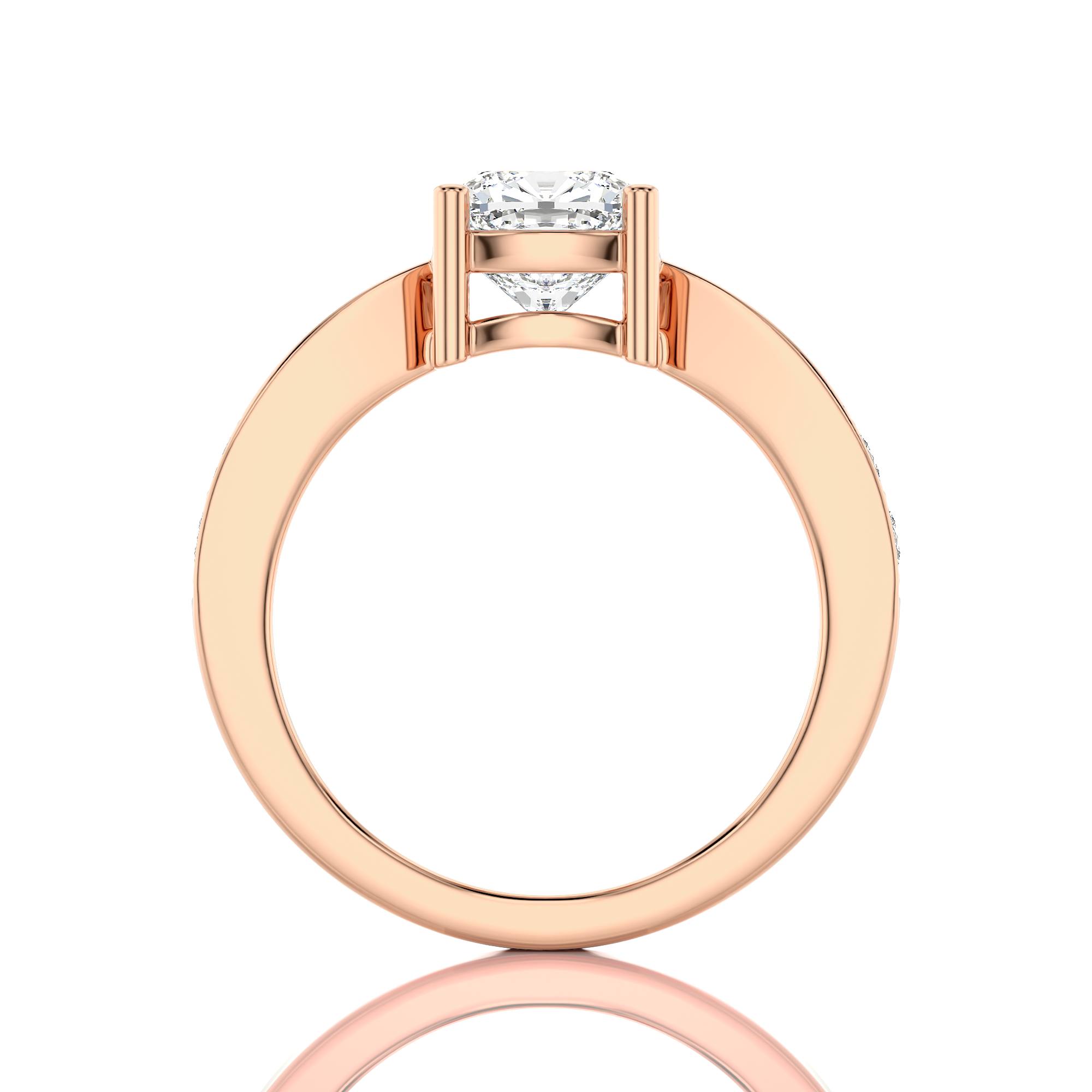 Soulful Splendor Pave Diamond Engagement Ring