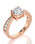 Soulful Splendor Pave Diamond Engagement Ring