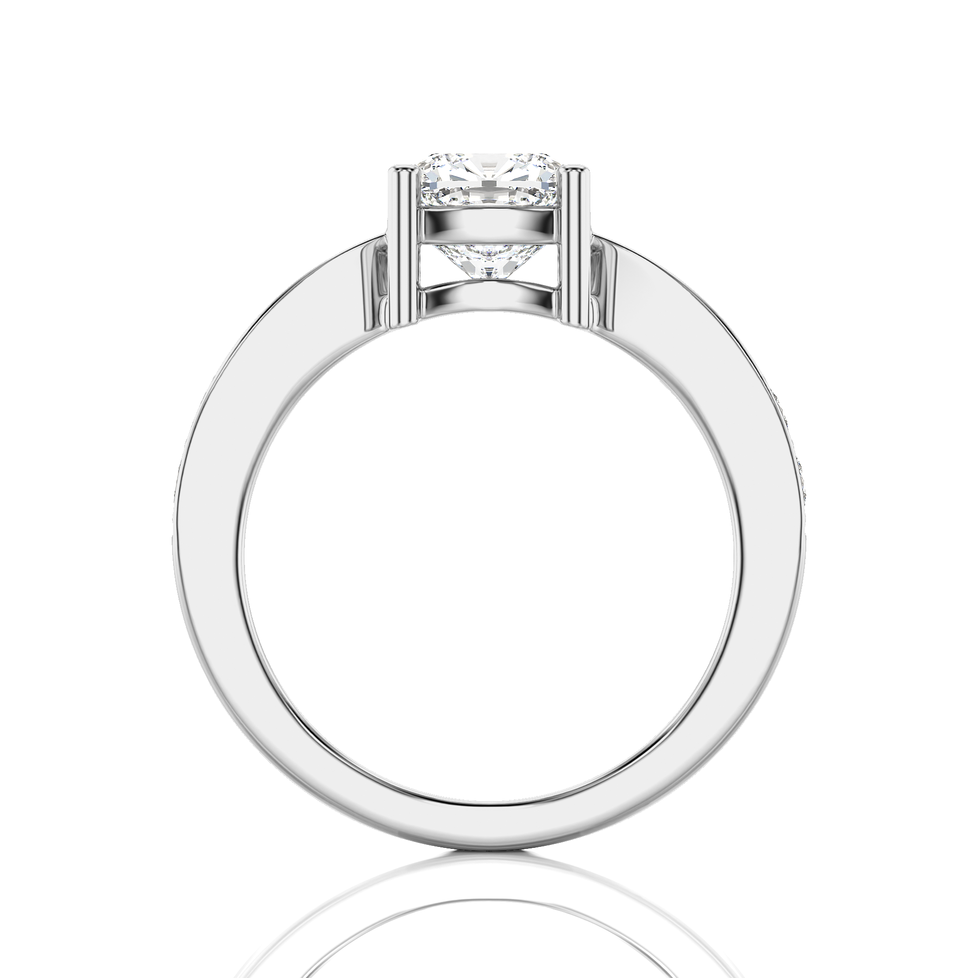 Soulful Splendor Pave Diamond Engagement Ring