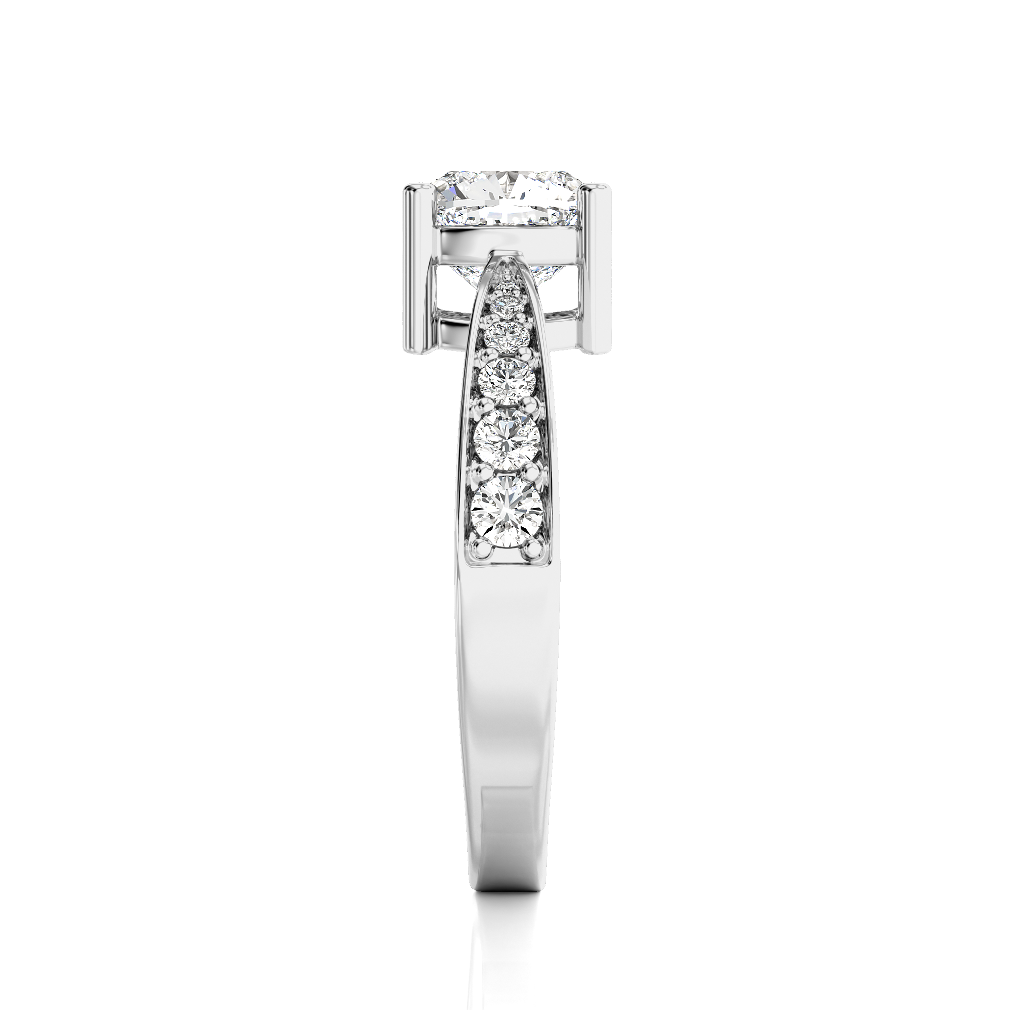 Soulful Splendor Pave Diamond Engagement Ring