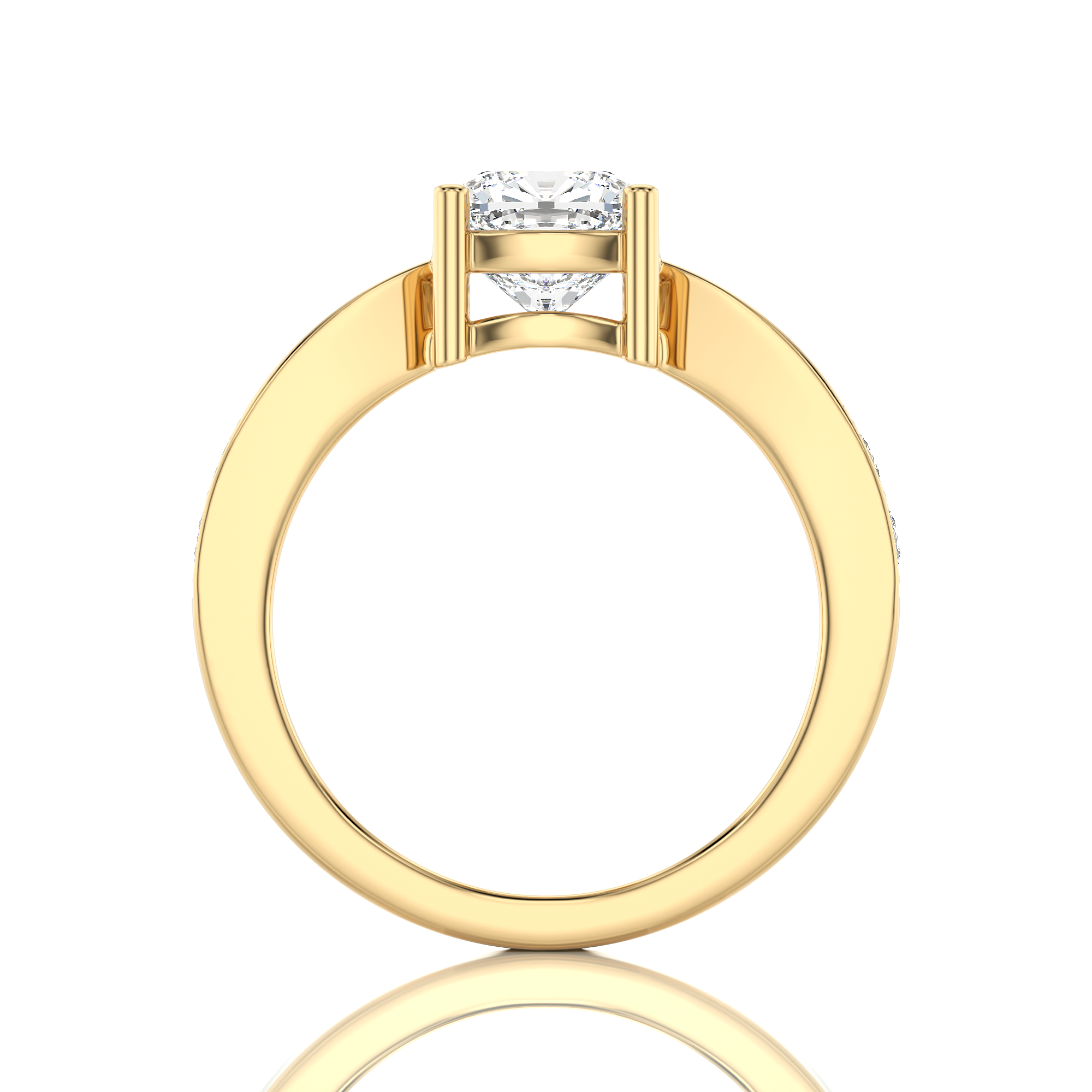 Soulful Splendor Pave Diamond Engagement Ring