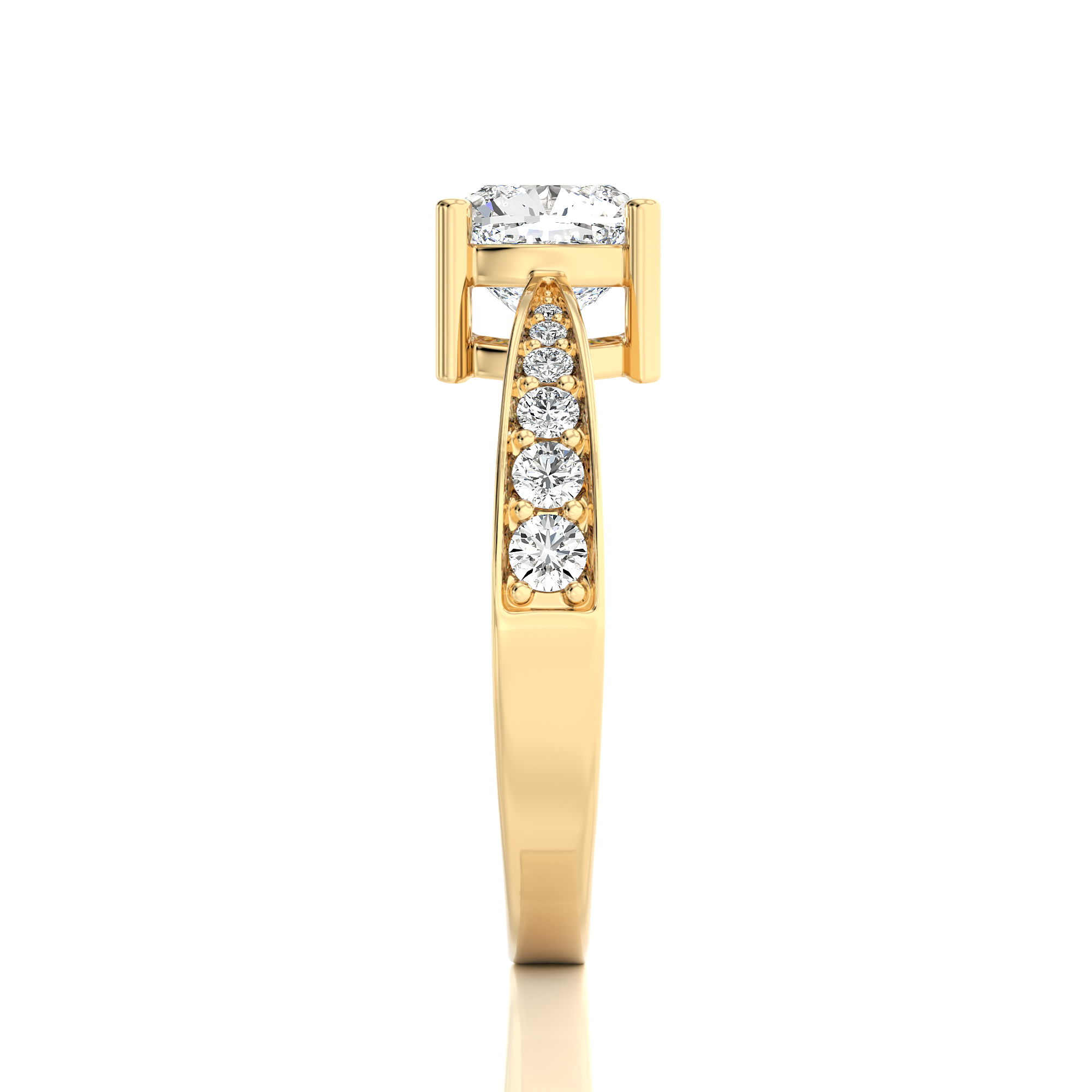 Soulful Splendor Pave Diamond Engagement Ring