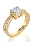 Soulful Splendor Pave Diamond Engagement Ring