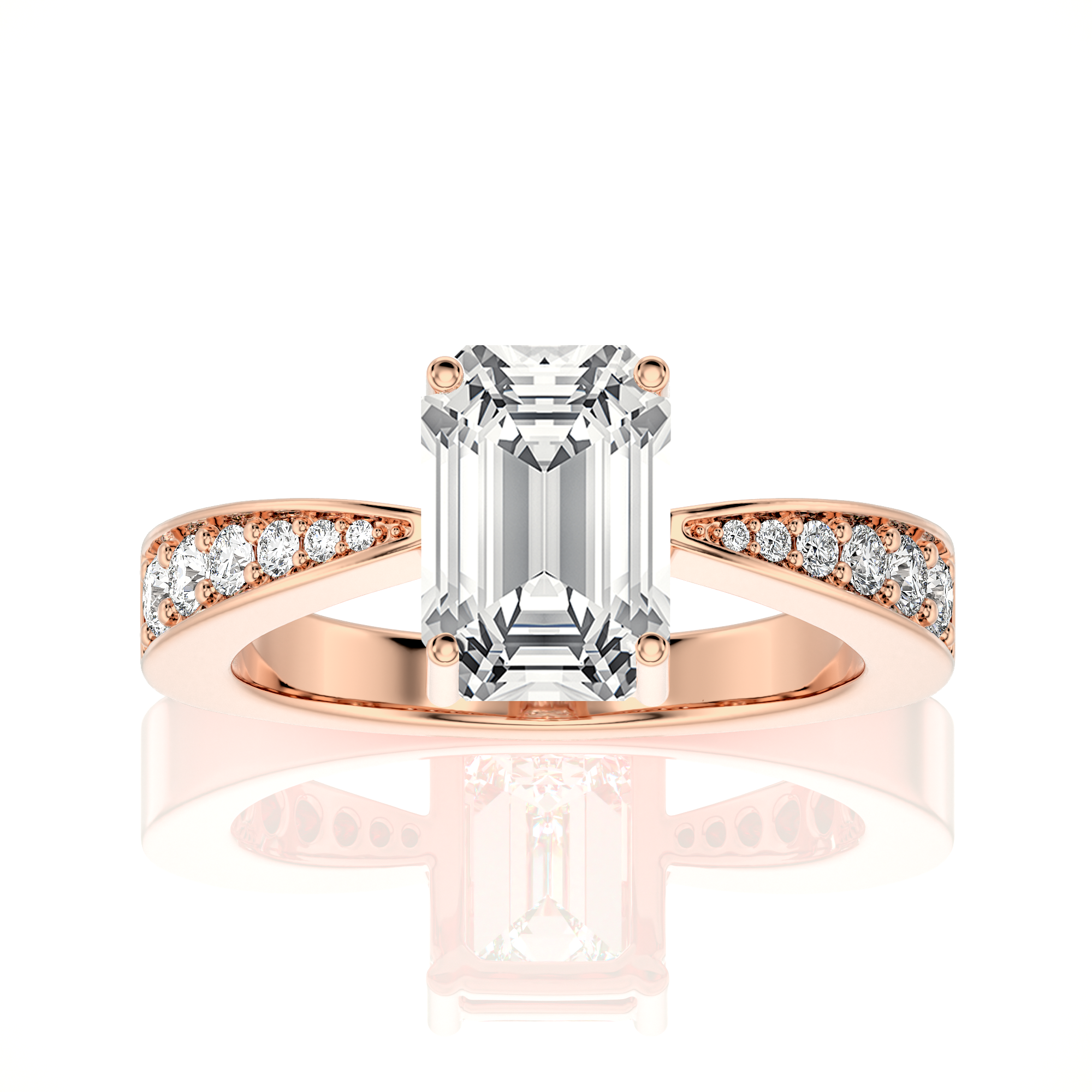 Soulful Splendor Pave Diamond Engagement Ring