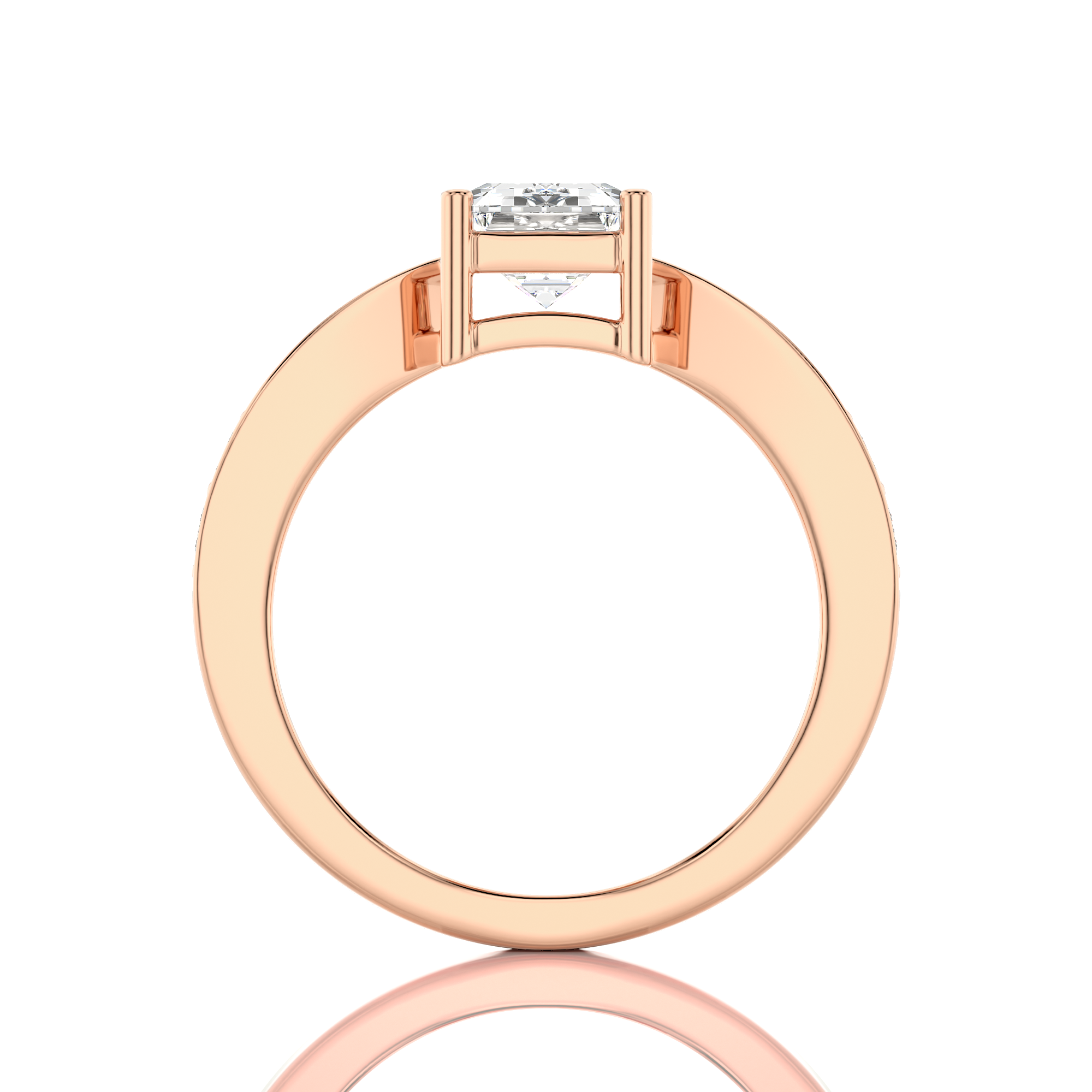 Soulful Splendor Pave Diamond Engagement Ring