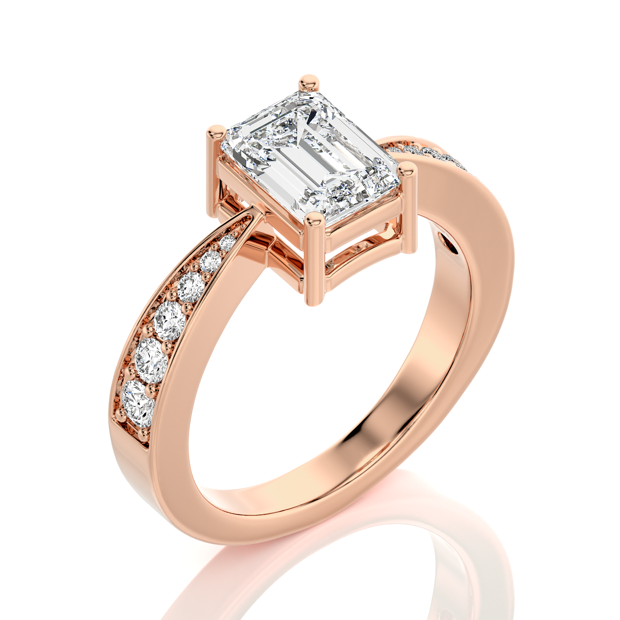 Soulful Splendor Pave Diamond Engagement Ring