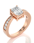 Soulful Splendor Pave Diamond Engagement Ring