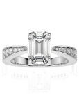 Soulful Splendor Pave Diamond Engagement Ring