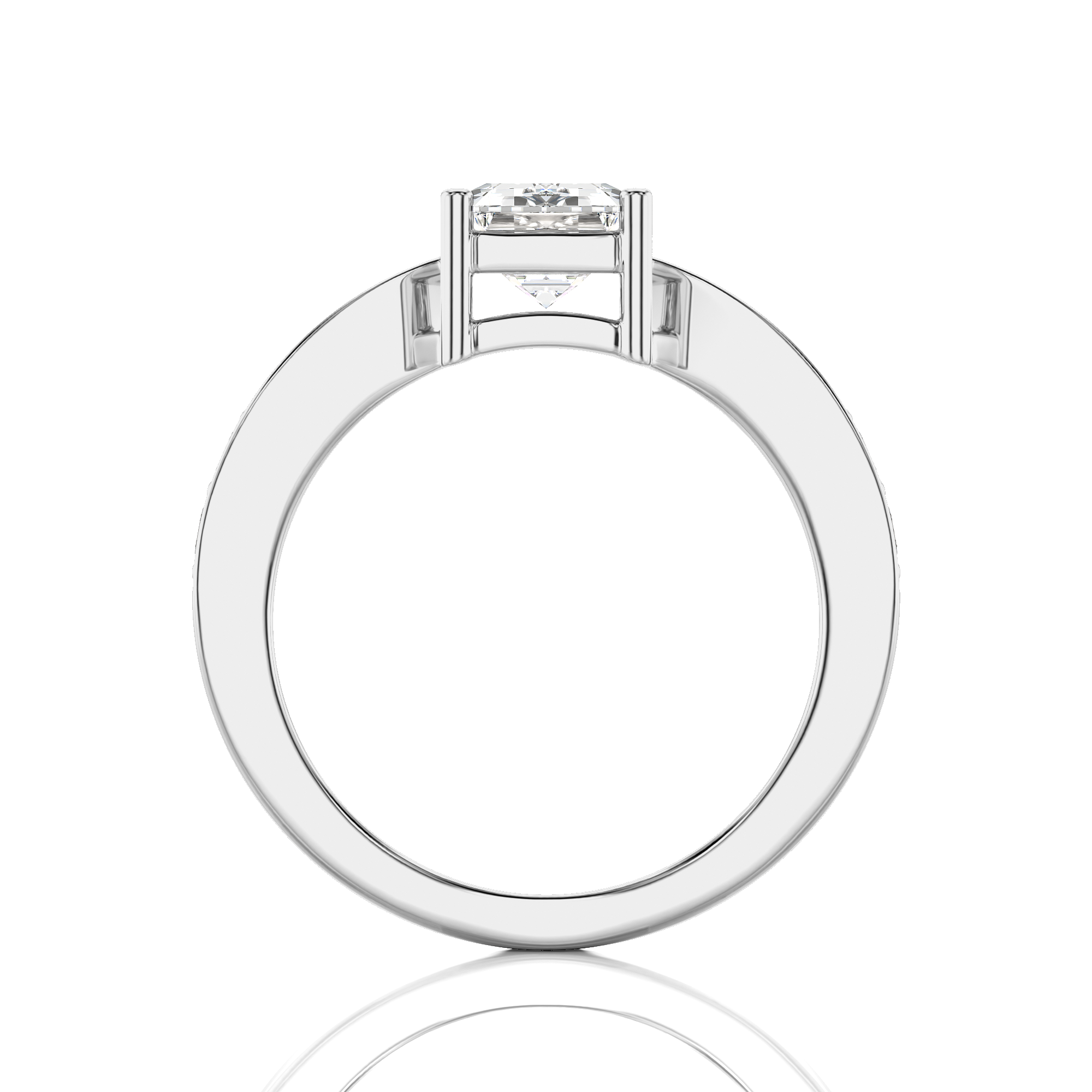 Soulful Splendor Pave Diamond Engagement Ring