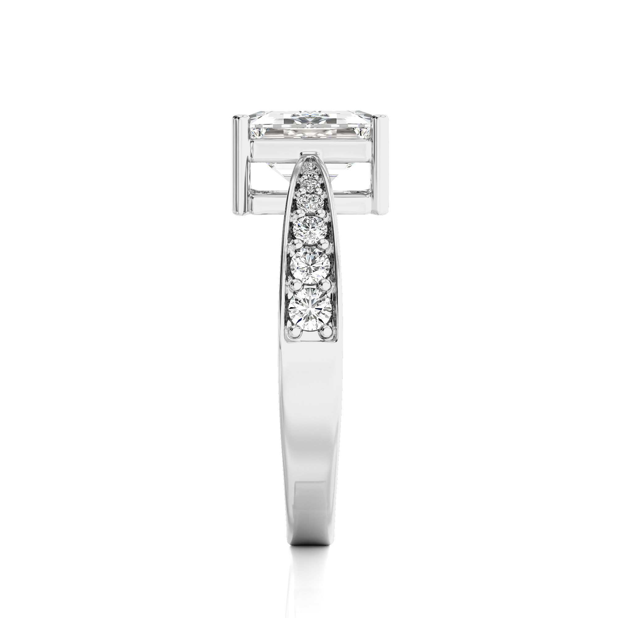 Soulful Splendor Pave Diamond Engagement Ring