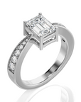 Soulful Splendor Pave Diamond Engagement Ring