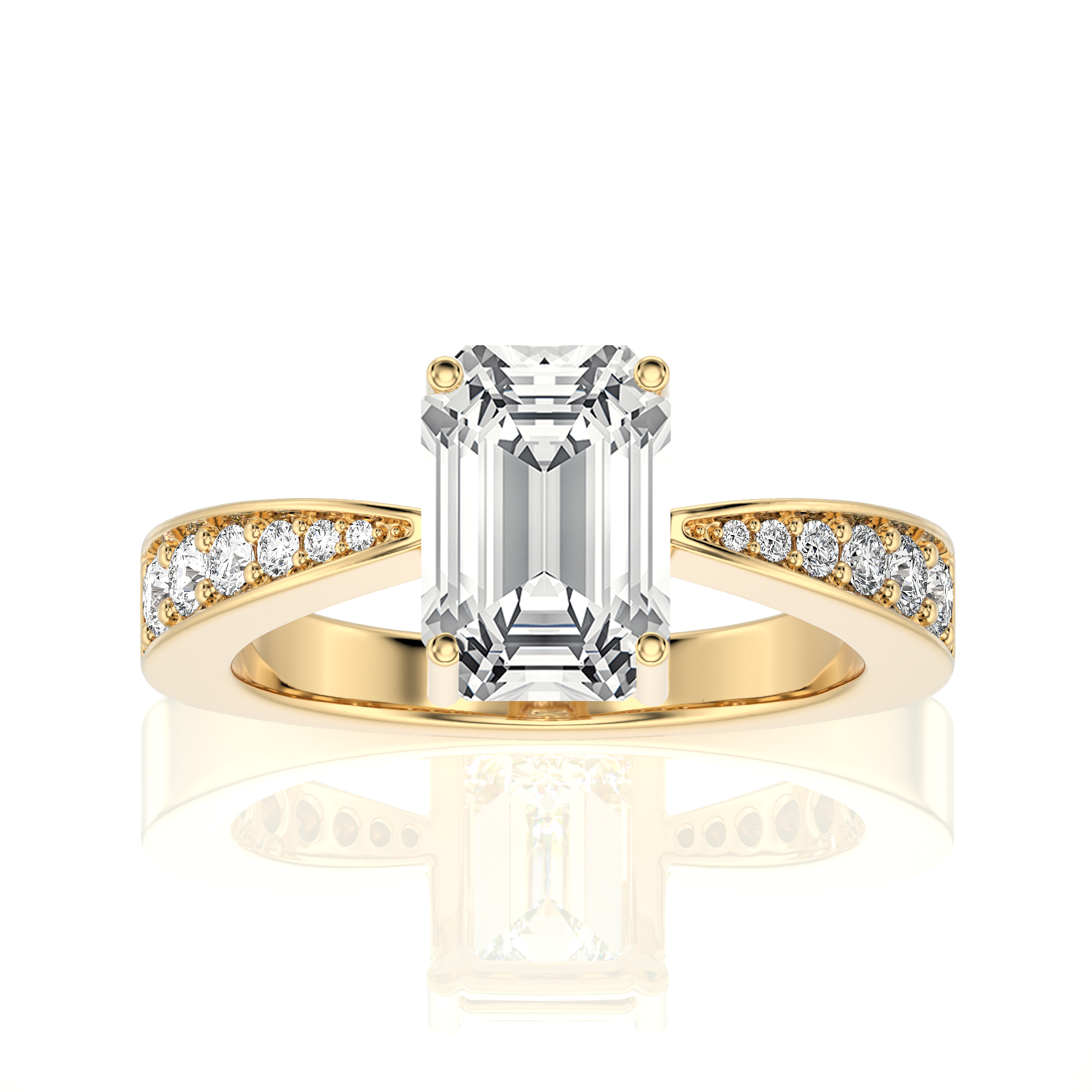 Soulful Splendor Pave Diamond Engagement Ring