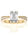 Soulful Splendor Pave Diamond Engagement Ring