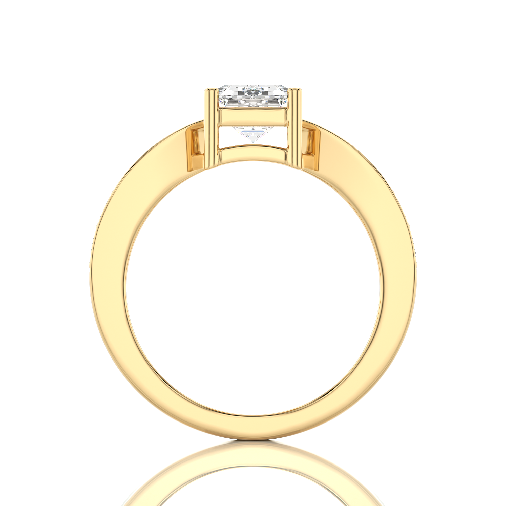 Soulful Splendor Pave Diamond Engagement Ring