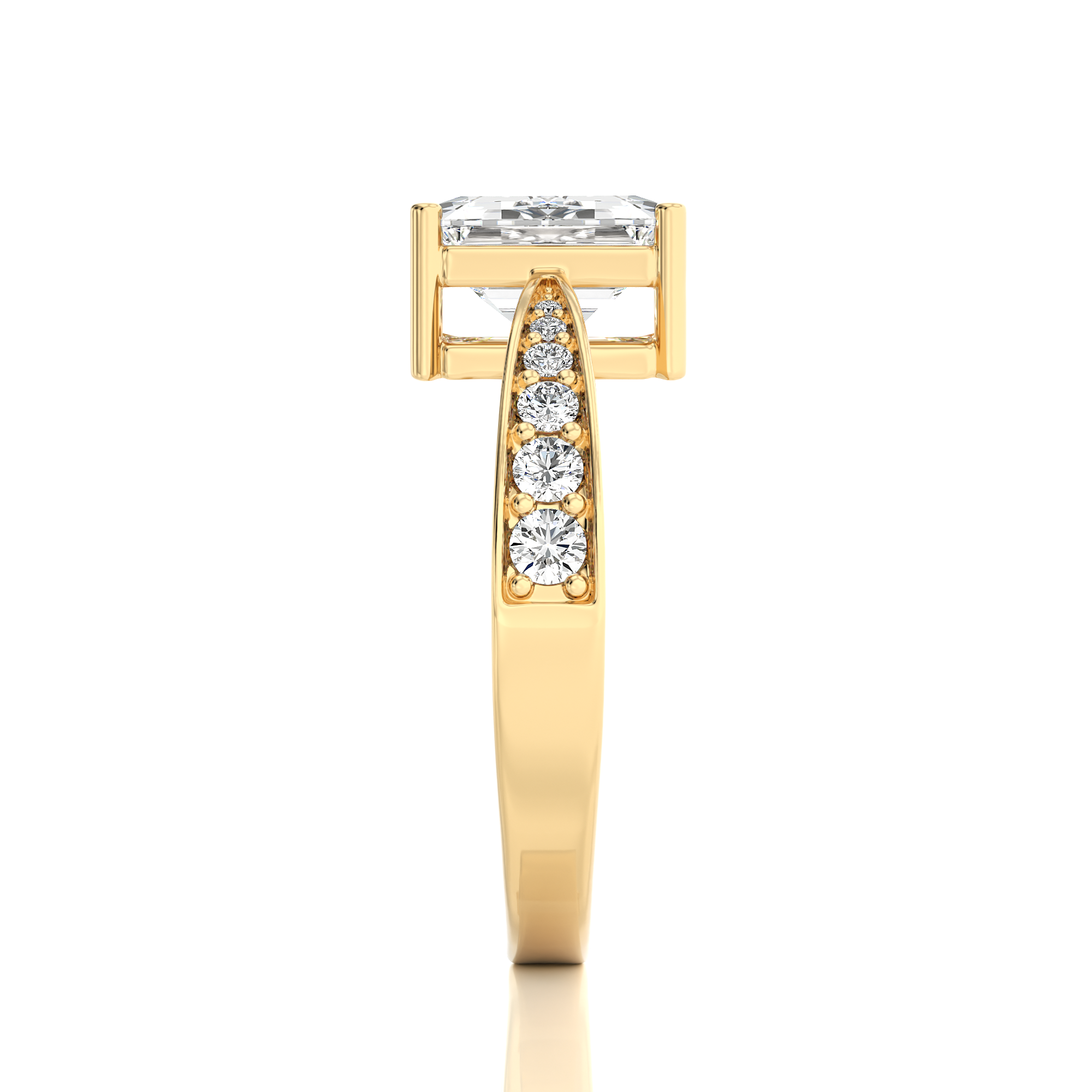 Soulful Splendor Pave Diamond Engagement Ring