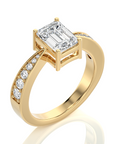 Soulful Splendor Pave Diamond Engagement Ring