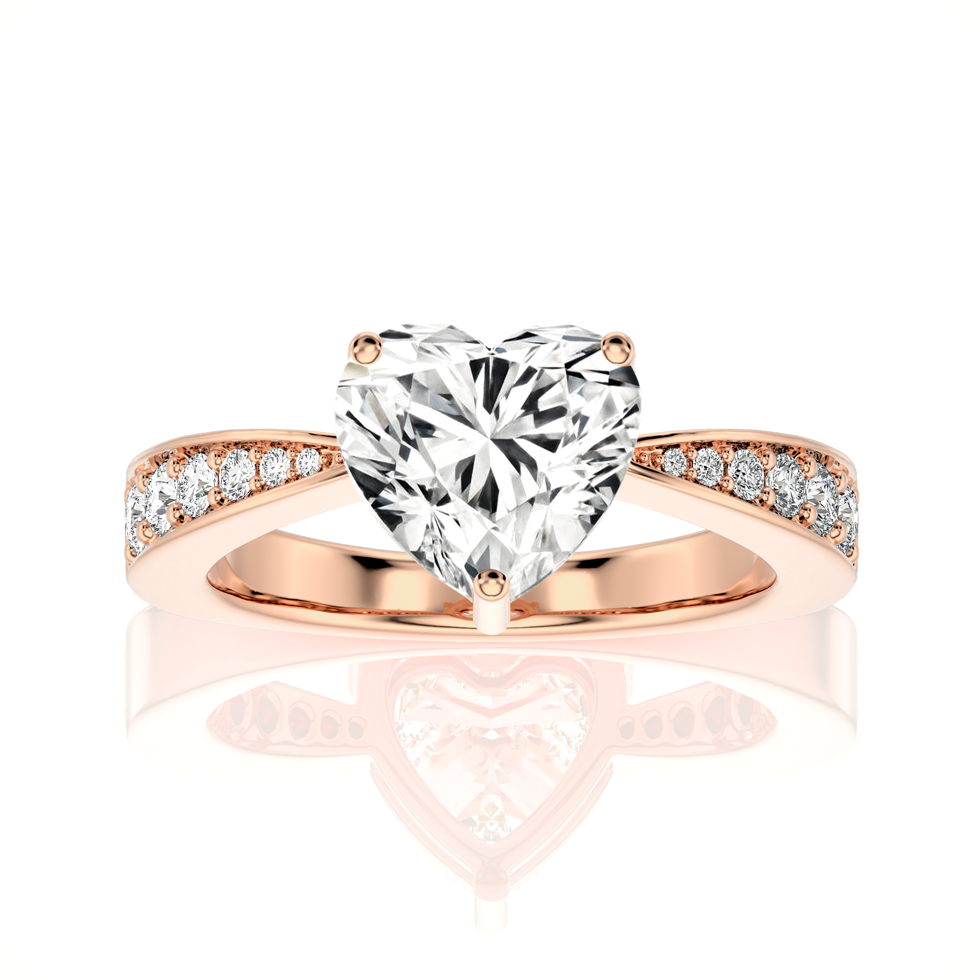 Soulful Splendor Pave Diamond Engagement Ring