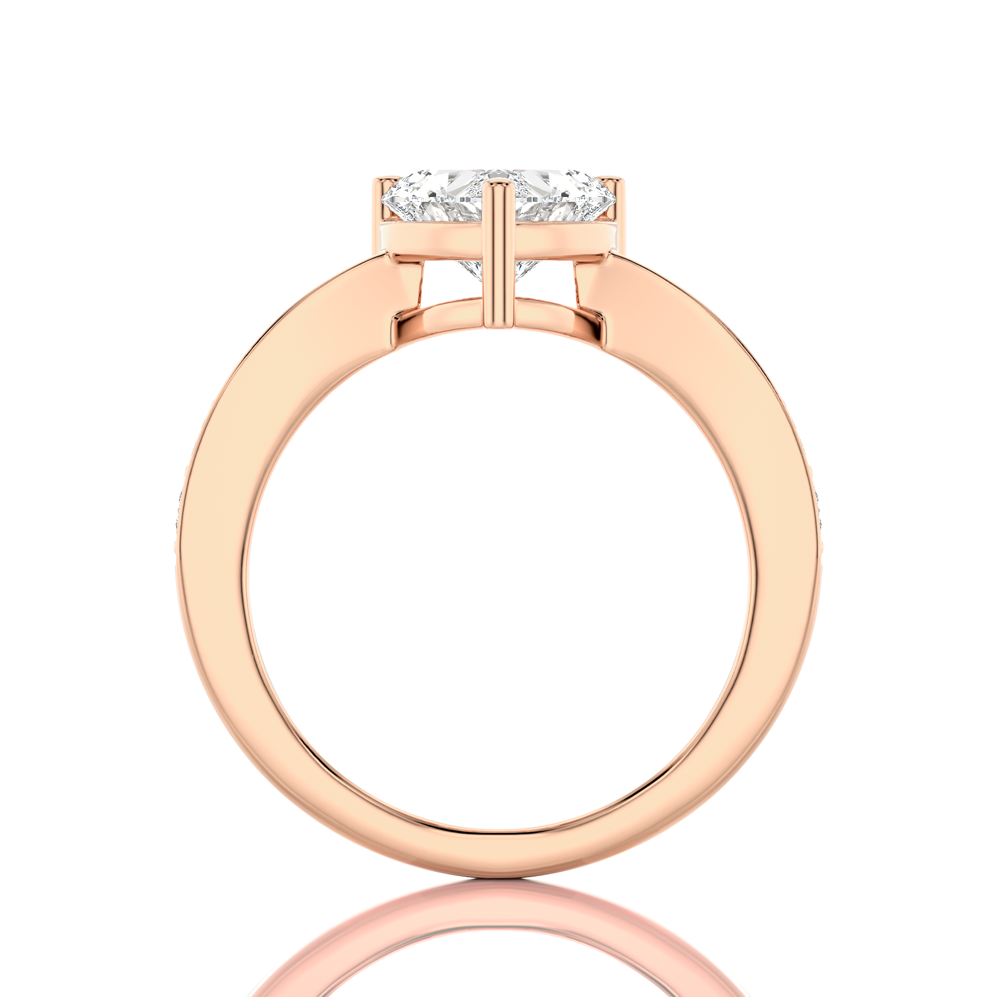 Soulful Splendor Pave Diamond Engagement Ring