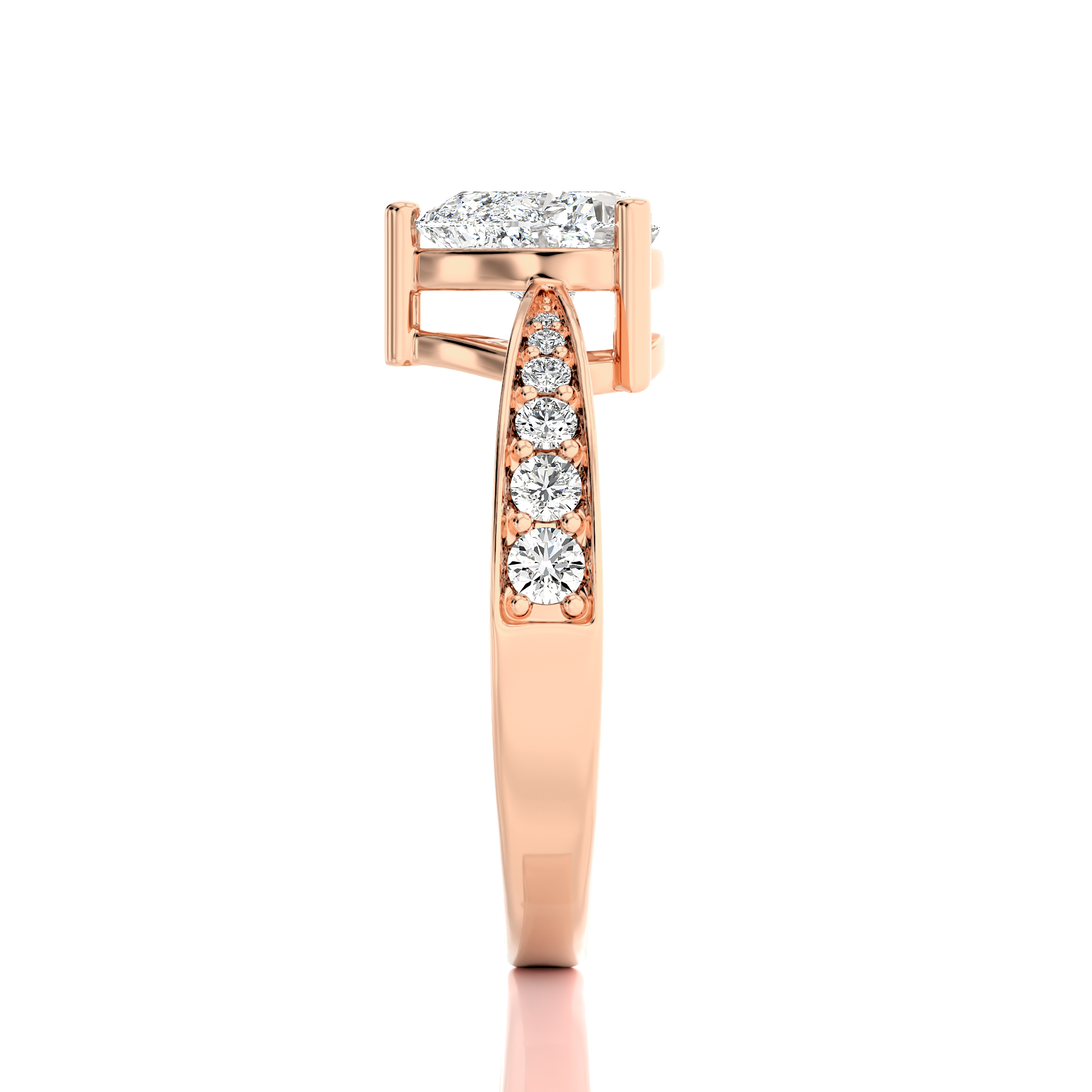 Soulful Splendor Pave Diamond Engagement Ring
