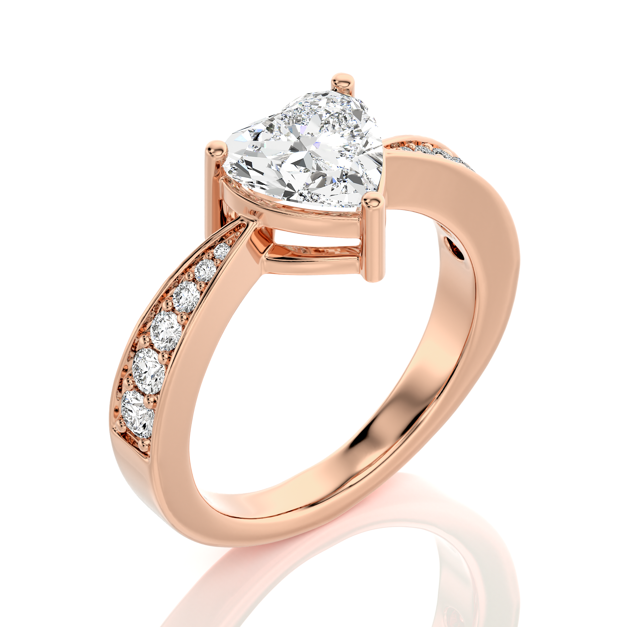 Soulful Splendor Pave Diamond Engagement Ring
