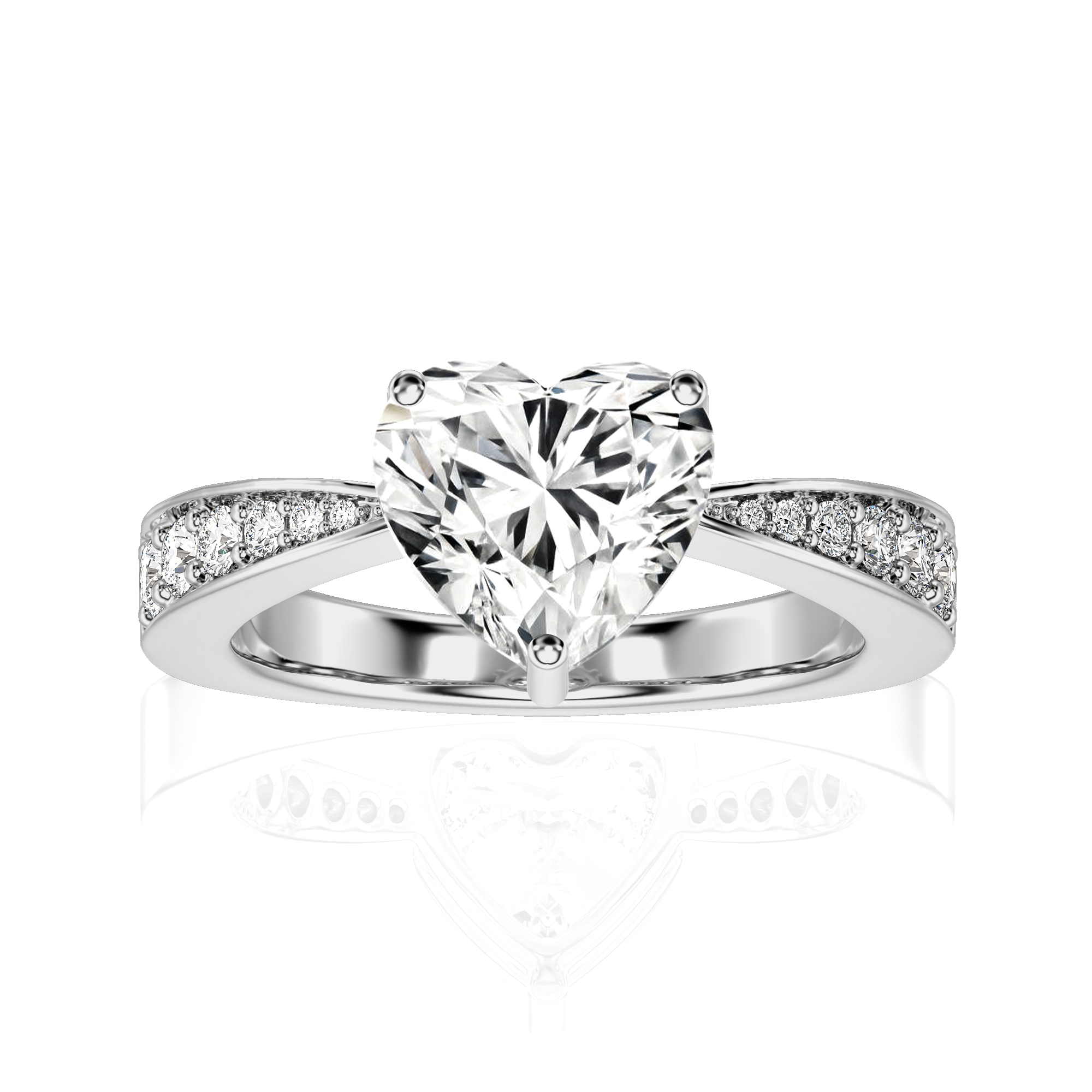 Soulful Splendor Pave Diamond Engagement Ring