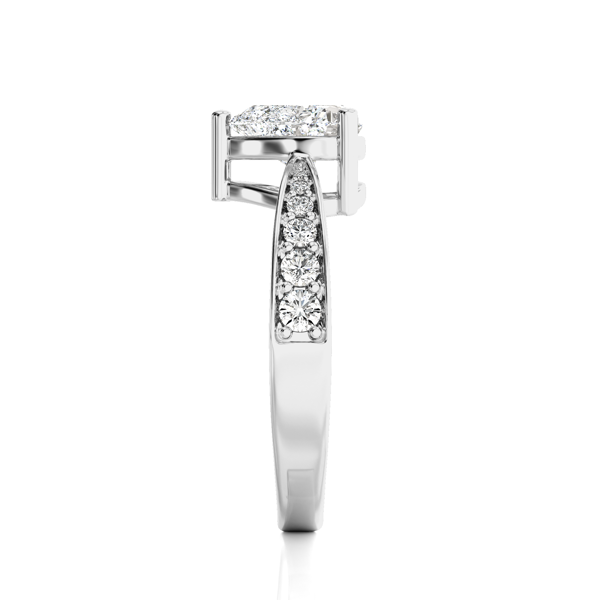 Soulful Splendor Pave Diamond Engagement Ring