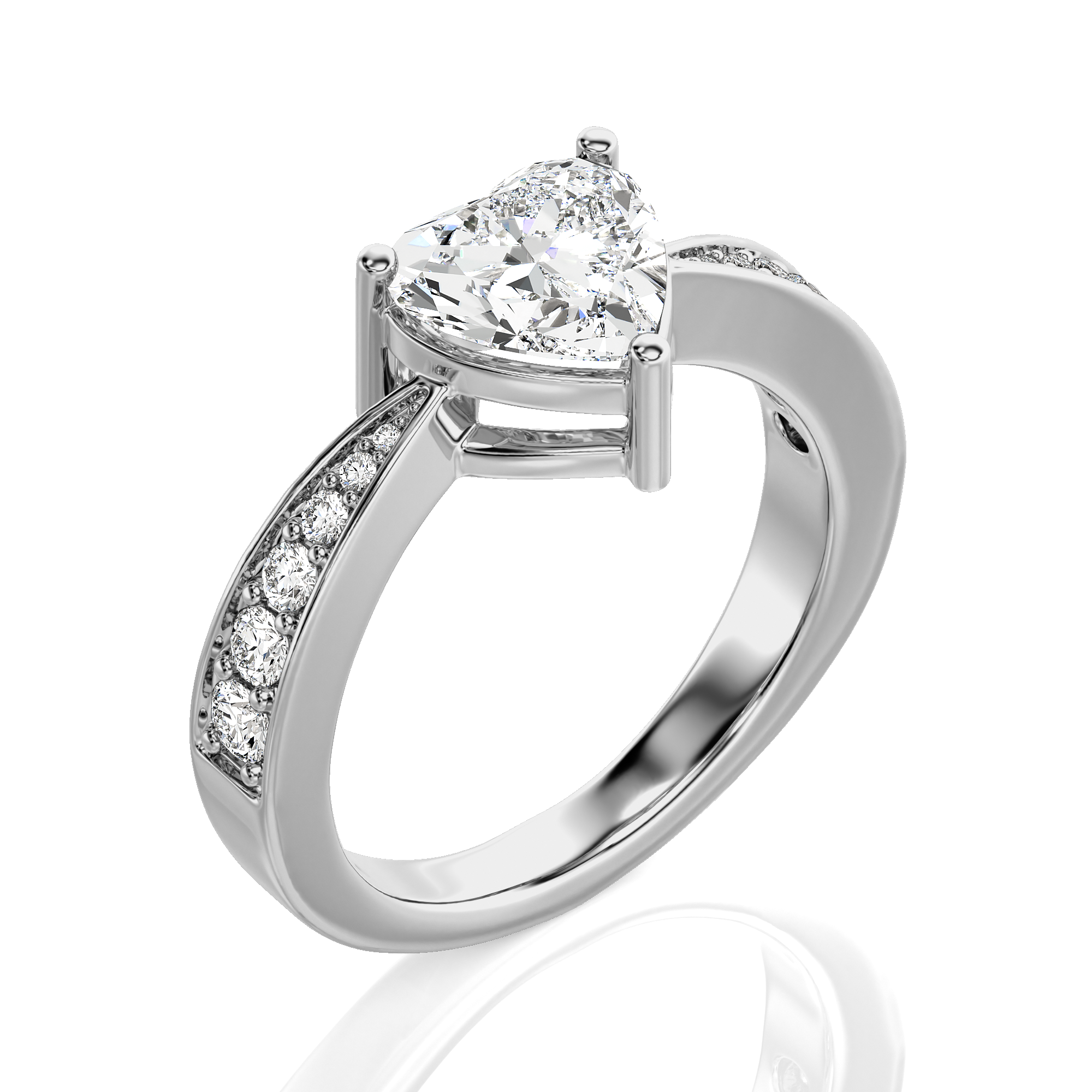 Soulful Splendor Pave Diamond Engagement Ring