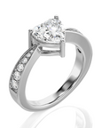 Soulful Splendor Pave Diamond Engagement Ring