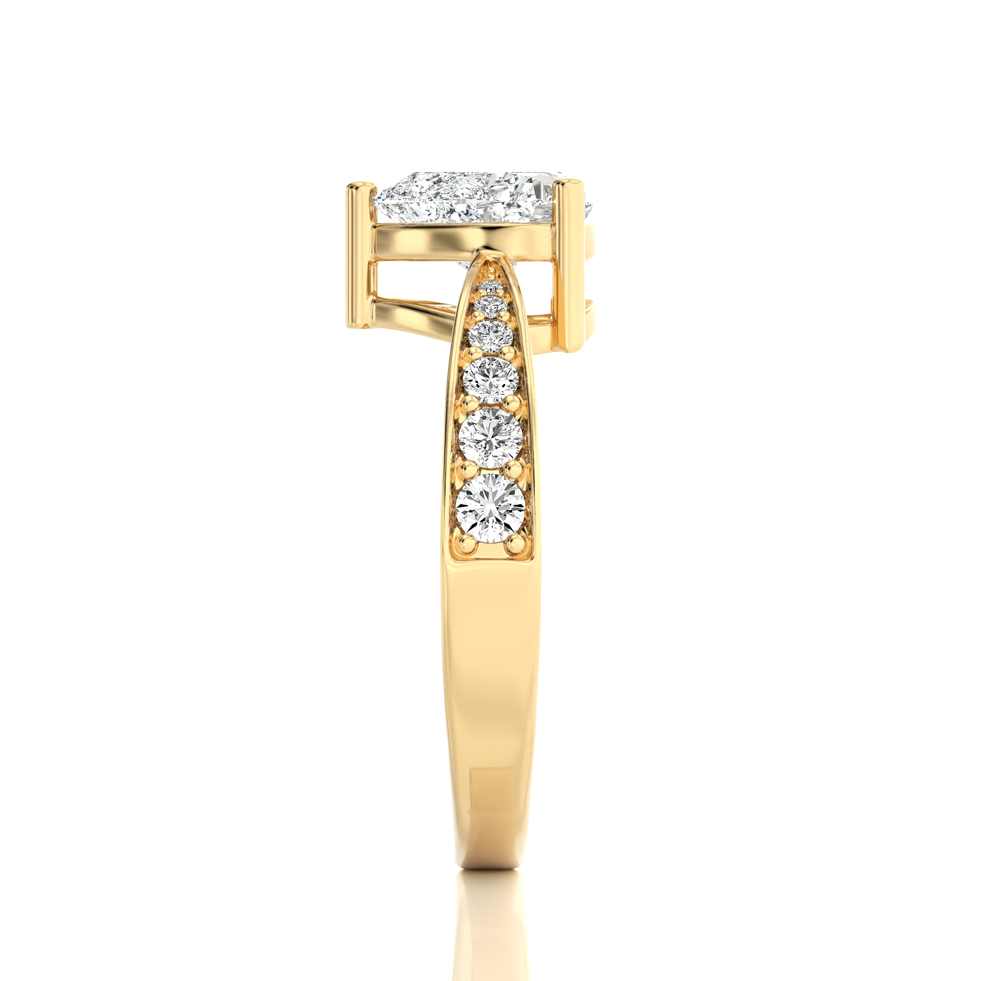Soulful Splendor Pave Diamond Engagement Ring