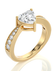 Soulful Splendor Pave Diamond Engagement Ring