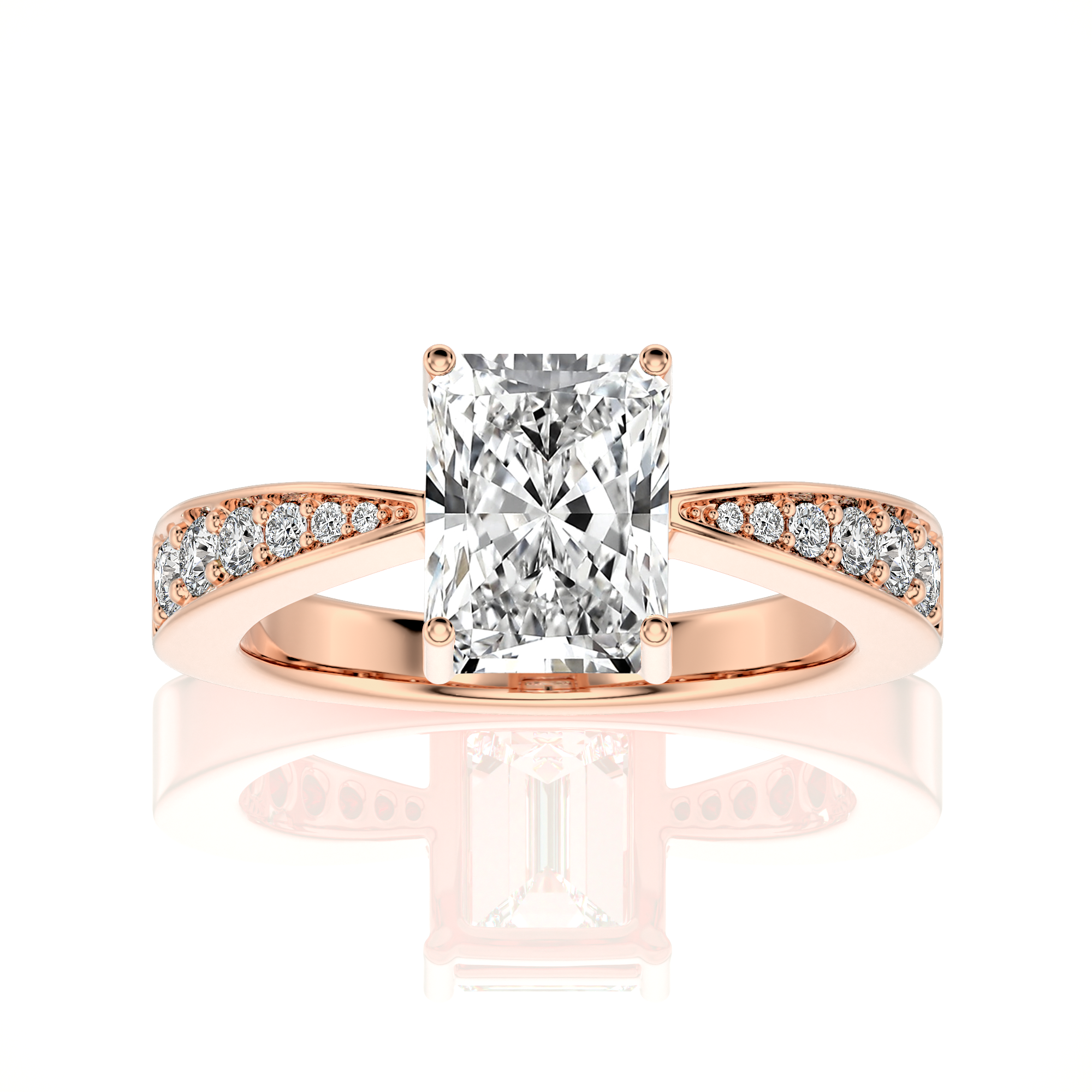 Soulful Splendor Pave Diamond Engagement Ring