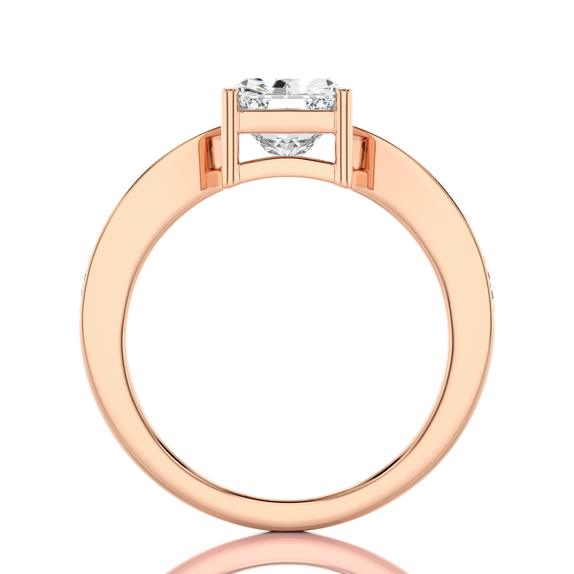 Soulful Splendor Pave Diamond Engagement Ring