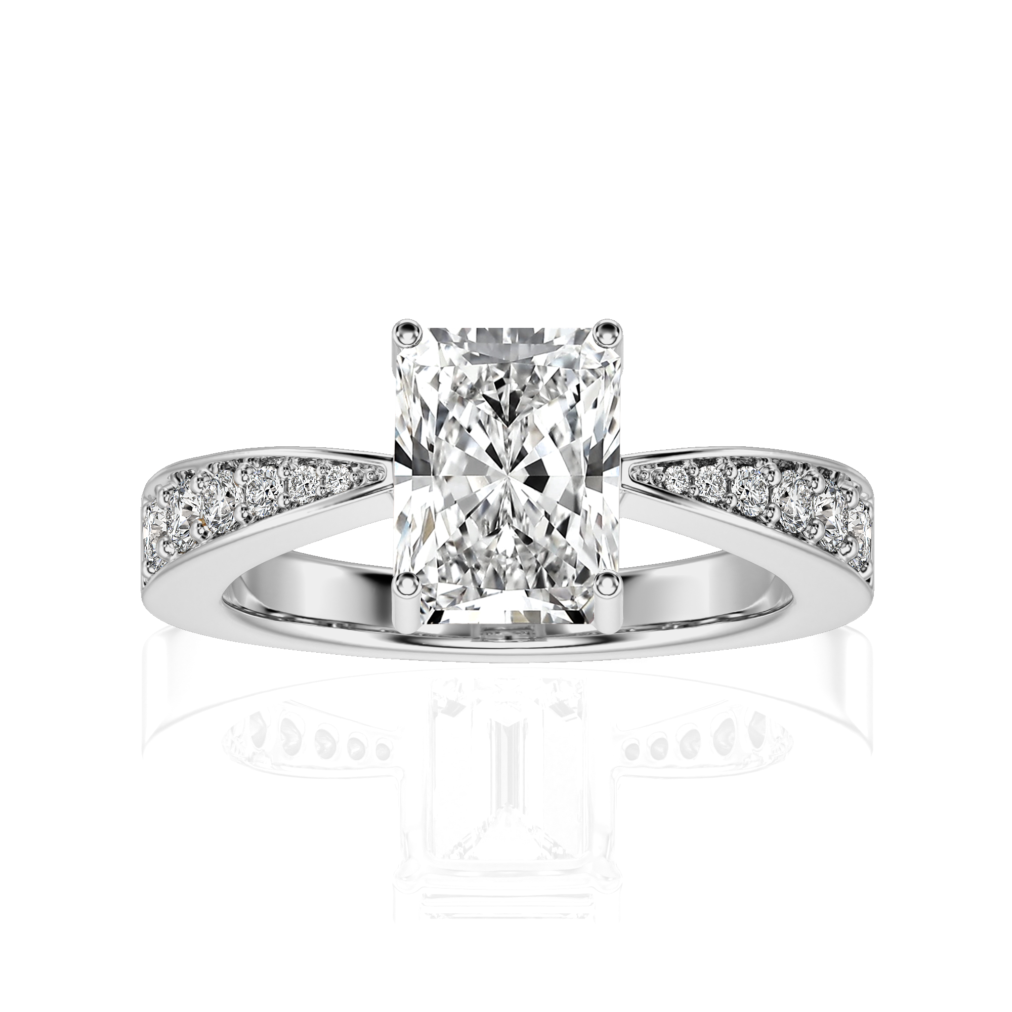 Soulful Splendor Pave Diamond Engagement Ring