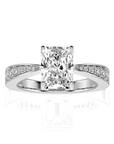 Soulful Splendor Pave Diamond Engagement Ring