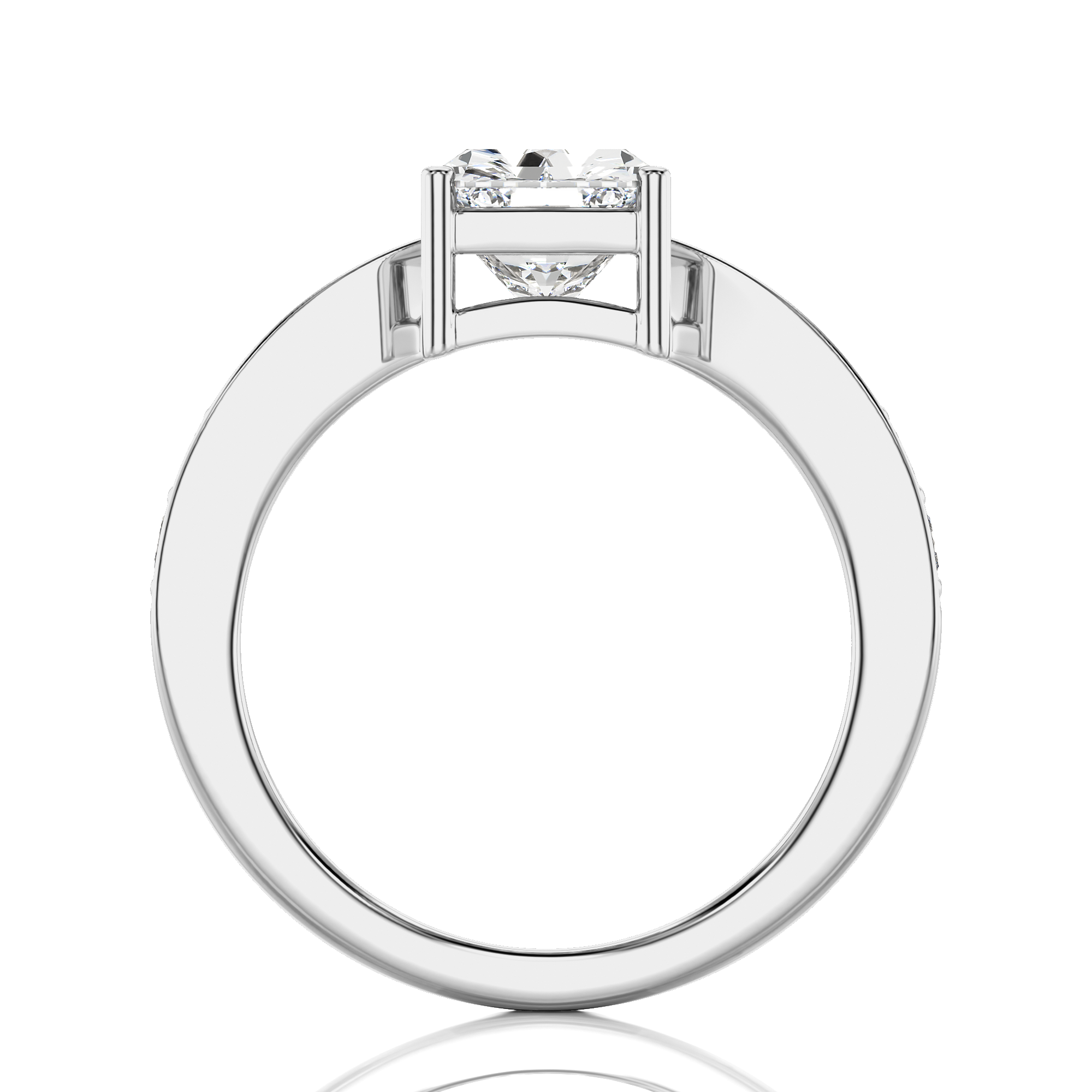 Soulful Splendor Pave Diamond Engagement Ring